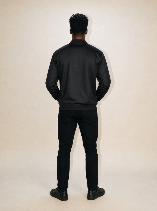 VESTE KENTE NOIR