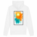 Sweat à capuche avec poches latérales  - dos_blanc