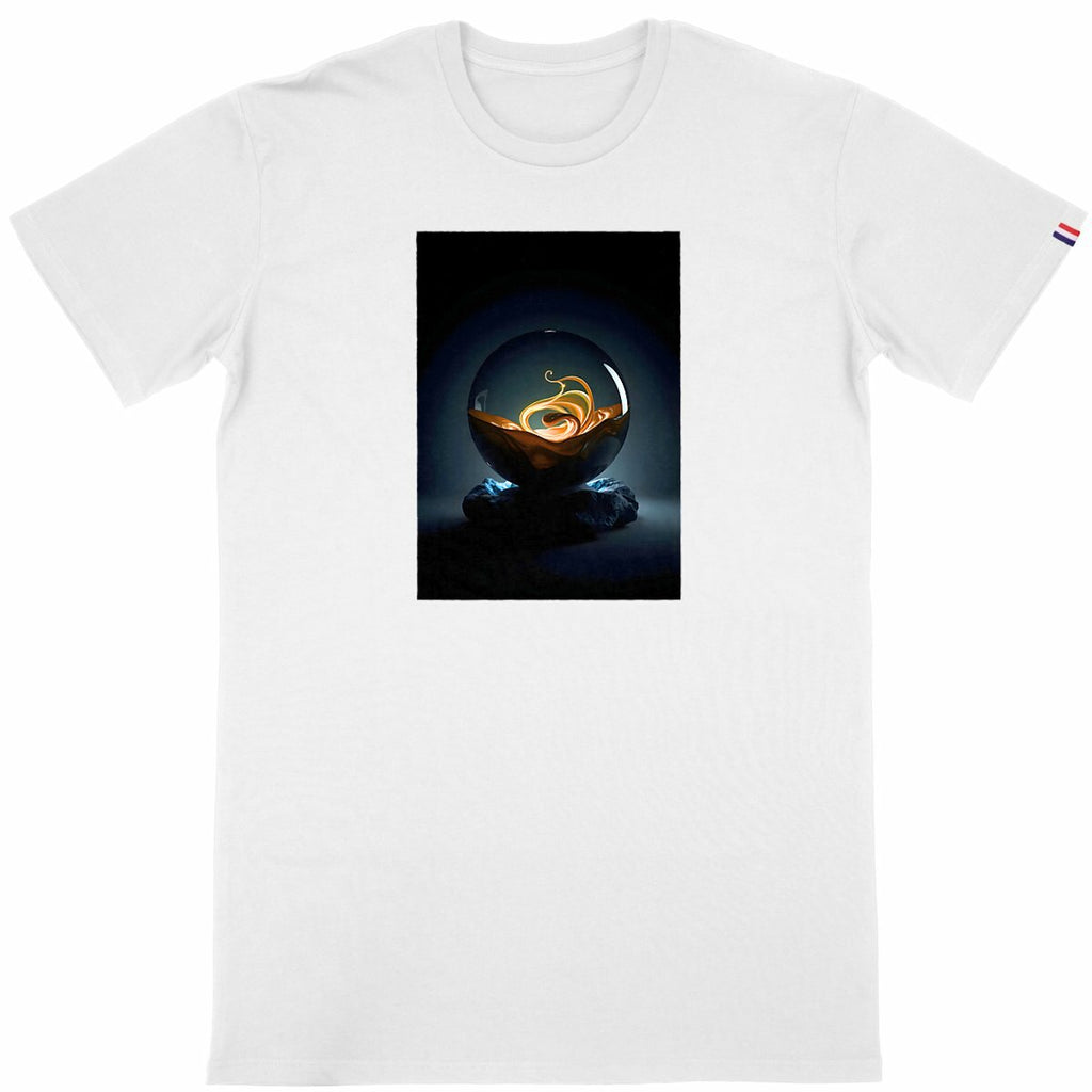 T-shirt Homme Made in France  - face_blanc