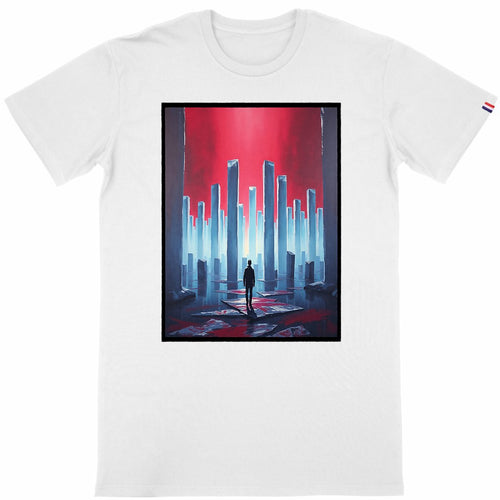 T-shirt Homme Made in France  - face_blanc