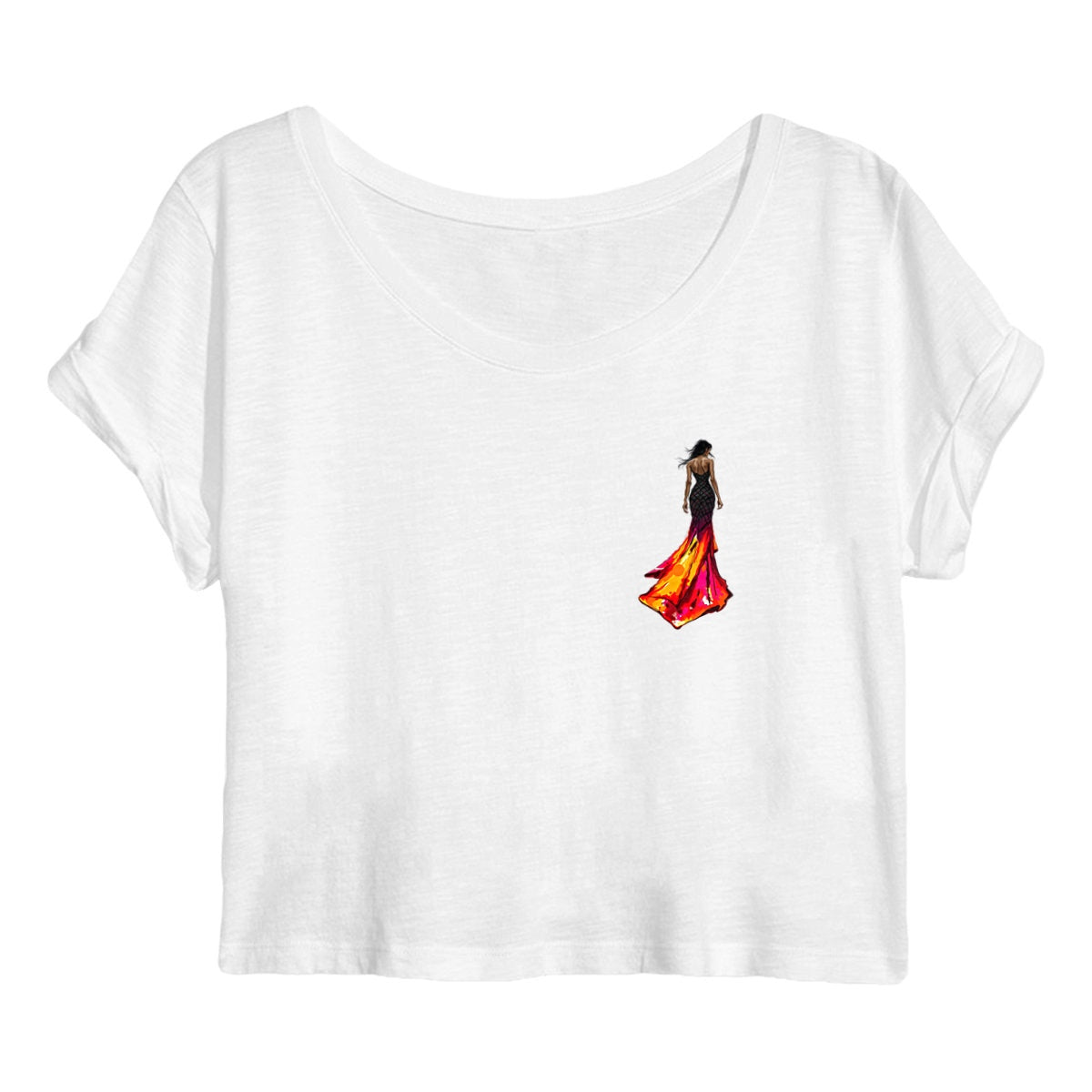 Crop top Femme - face_blanc