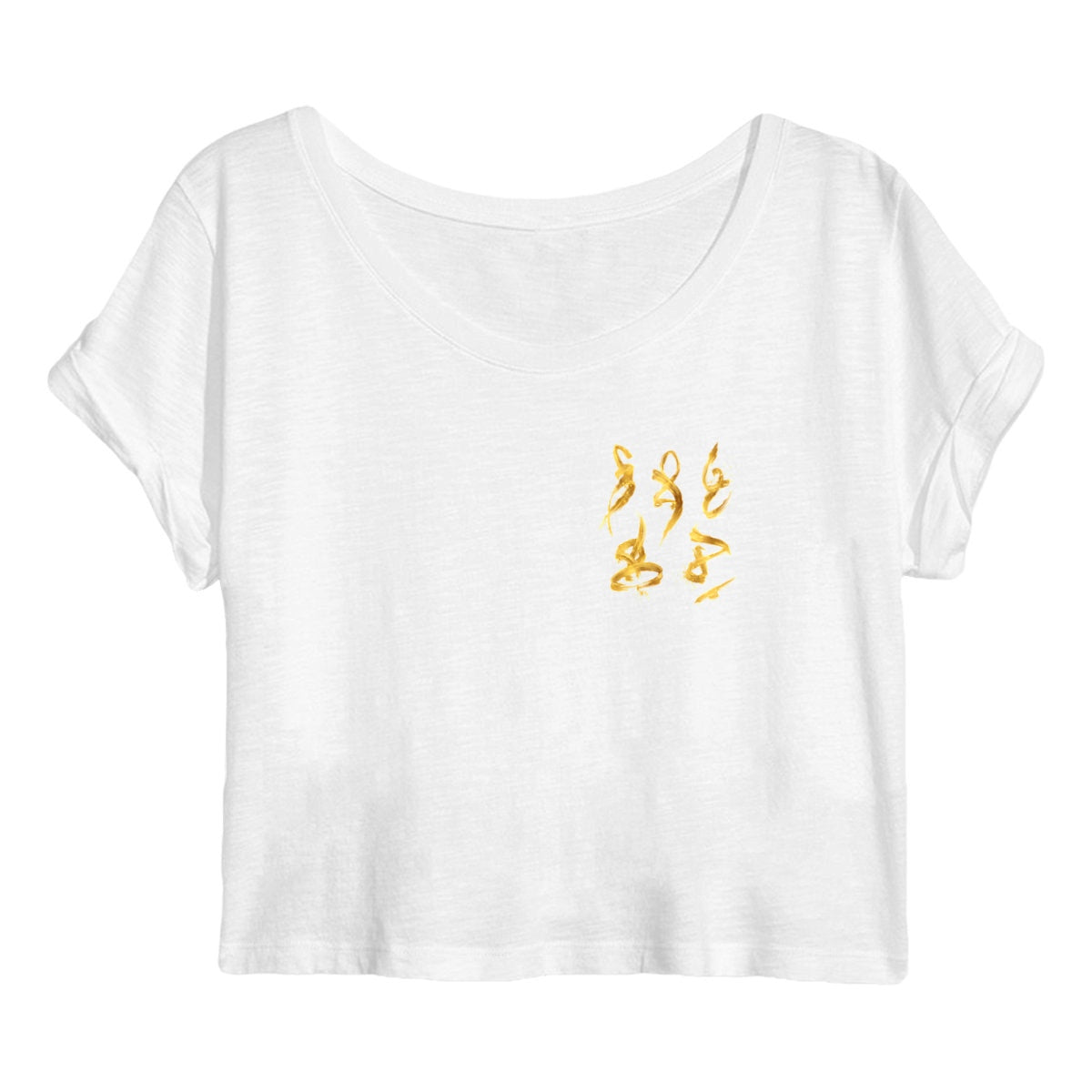 Crop top Femme  - face_blanc