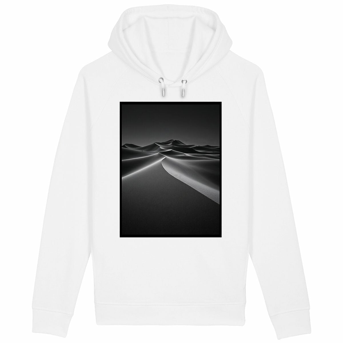 Sweat à capuche avec poches latérales - face_blanc