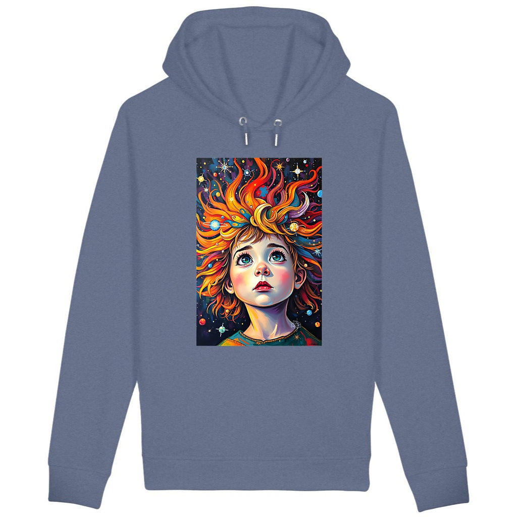 Sweat à capuche avec poches latérales - face_bleuindigo