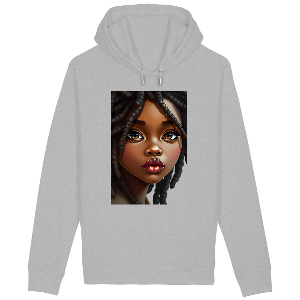 Sweat à capuche avec poches latérales - face_gris