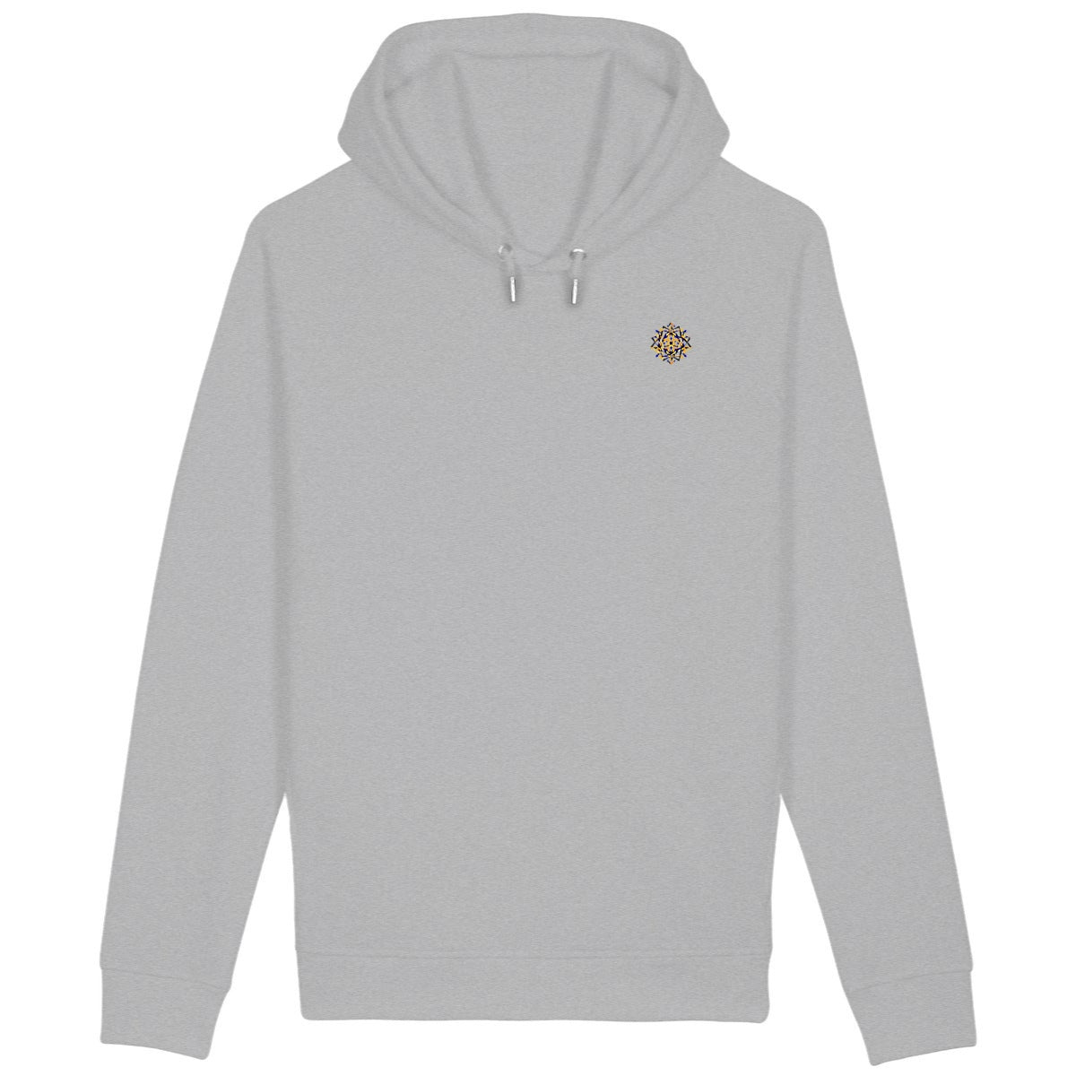 Sweat à capuche avec poches latérales  - face_gris