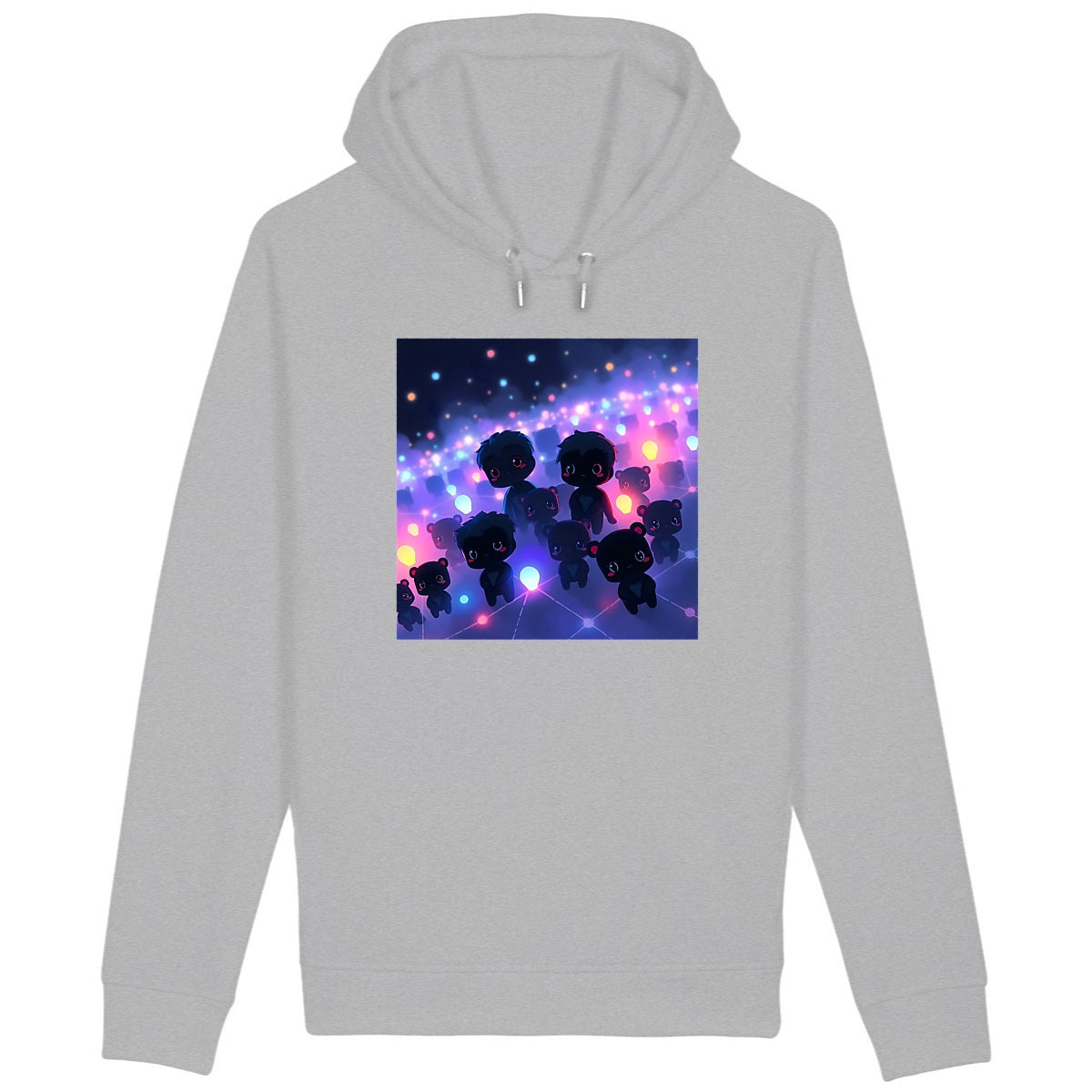 Sweat À Capuche Homme - face_gris