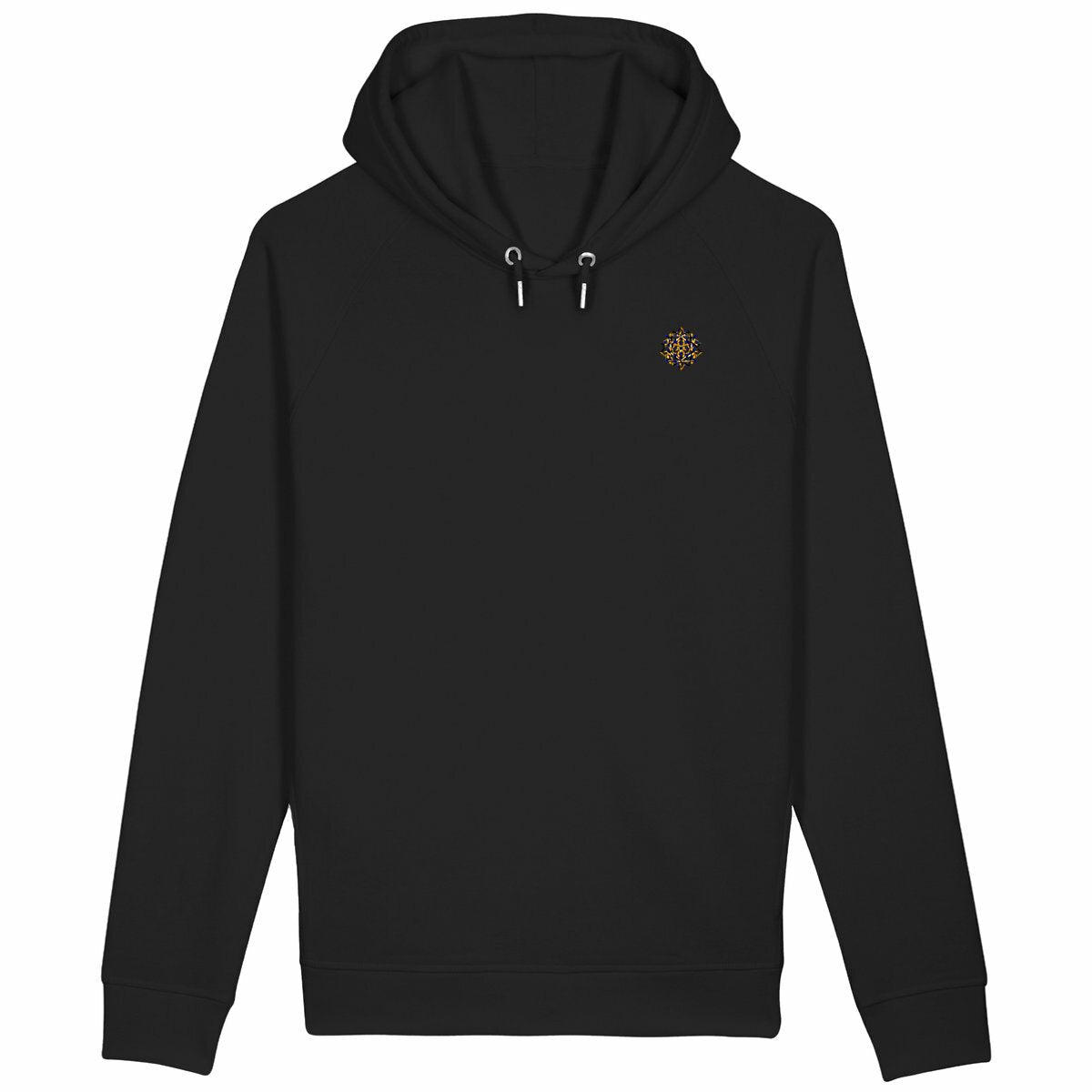 Sweat à capuche avec poches latérales  - face_noir