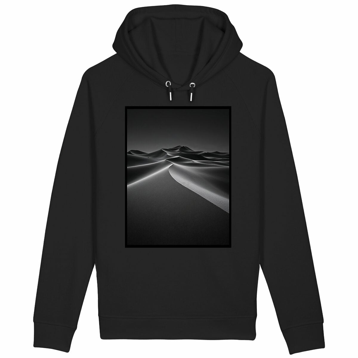 Sweat à capuche avec poches latérales - face_noir