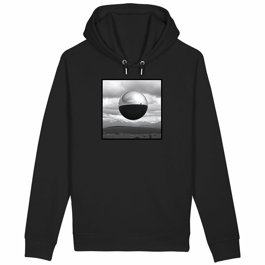 Sweat à capuche avec poches latérales  - face_noir