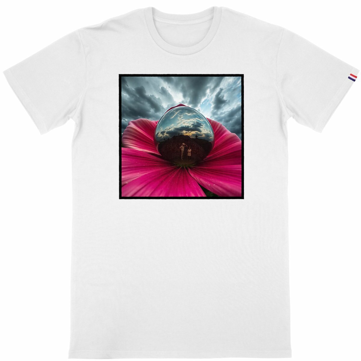 T-shirt Homme Made in France  - face_blanc