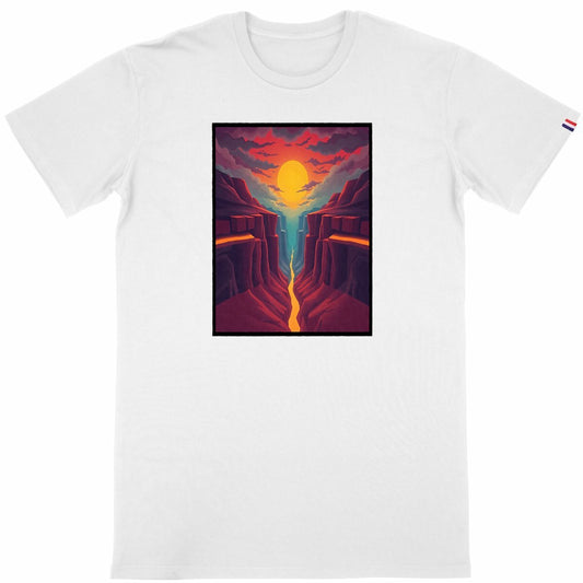 T-shirt Homme Made in France  - face_blanc