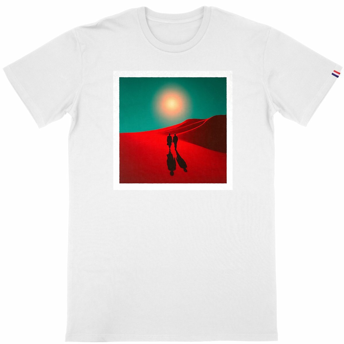 T-shirt Homme Made in France  - face_blanc