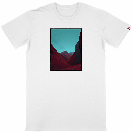 T-shirt Homme Made in France  - face_blanc
