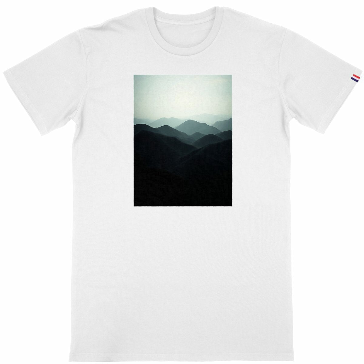 T-shirt Homme Made in France - face_blanc